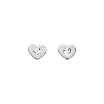 Boucles d'oreilles femme - Oxyde de zirconium - Or 18 Carats