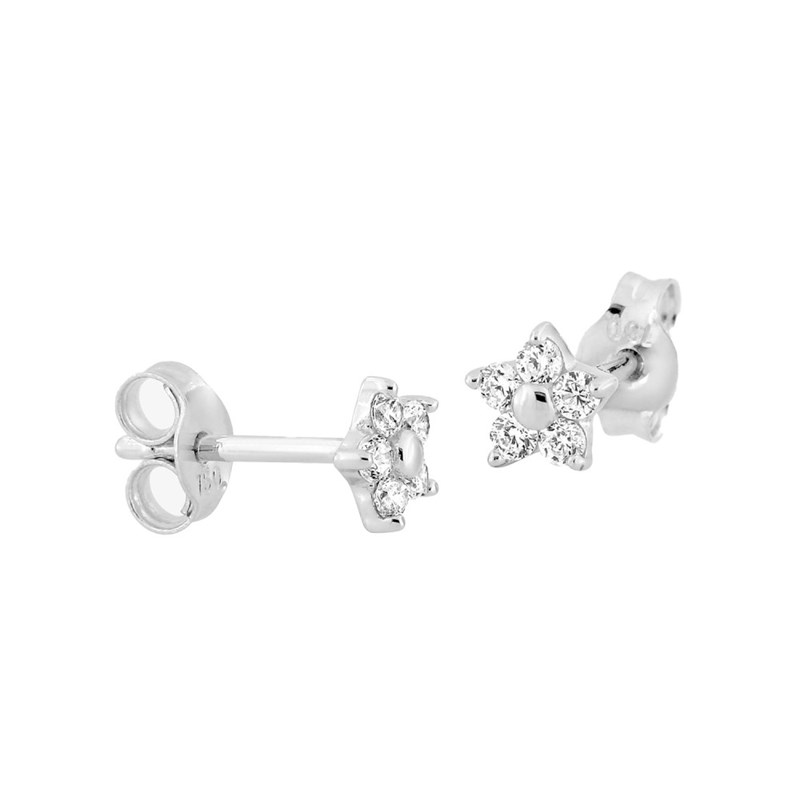 Boucles d'oreilles femme - Oxyde de zirconium - Or 18 Carats - vue 2