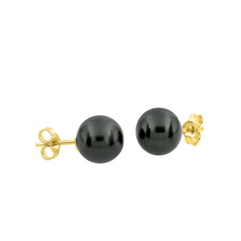 Earrings - Tahitian pearl - 18 carat gold