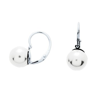 Women's earrings - pearl - 18 carat gold