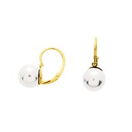 Boucles d'oreilles femme - perle - Or 18 Carats