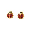 Boucles d'oreilles femme - Or 18 Carats - Coccinelle - vue V1