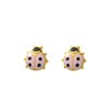 Boucles d'oreilles enfant - Or 18 Carats - Coccinelle - vue V1