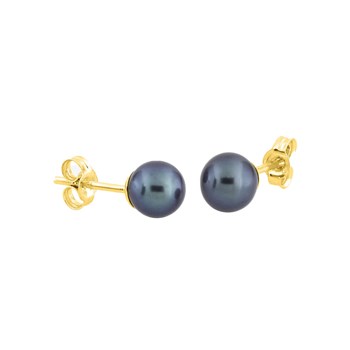 Women's earrings - pearl - 18 carat gold