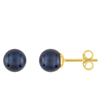 Women's earrings - pearl - 18 carat gold