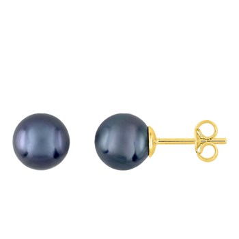 Women's earrings - pearl - 18 carat gold