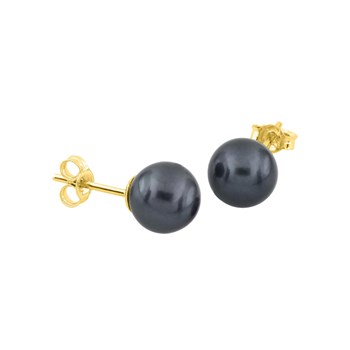 Women's earrings - pearl - 18 carat gold