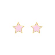 Boucles d'oreilles enfant - Or 18 Carats - Etoile