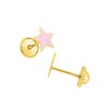 Boucles d'oreilles enfant - Or 18 Carats - Etoile - vue V2