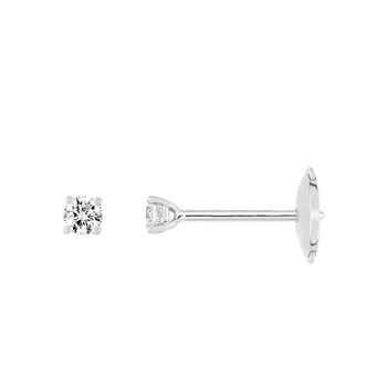 Boucles d'oreilles Diamant 0.15 ct - Or 18 Carats