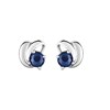 Boucles d'oreilles femme - Saphir - Or 18 Carats - vue V1