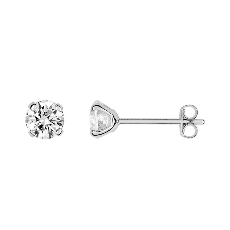 Boucles d'oreilles femme - Oxyde de zirconium - Or 18 Carats