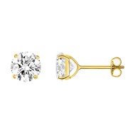 Boucles d'oreilles femme - Oxyde de zirconium - Or 18 Carats