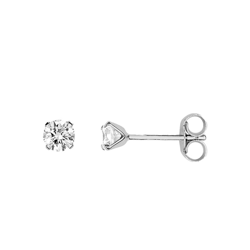 Boucles d'oreilles femme - Oxyde de zirconium - Or 18 Carats