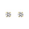 Boucles d'oreilles femme - Oxyde de zirconium - Or 18 Carats - vue V2