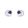 Boucles d'oreilles femme - Saphir - Or 18 Carats - vue V1