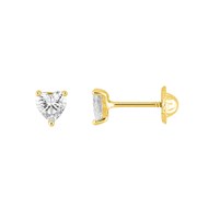 Boucles d'oreilles femme - oxyde de zirconium - Or 18 Carats