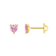 Boucles d'oreilles femme - oxyde de zirconium - Or 18 Carats