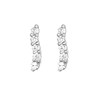 Boucles d'oreilles femme - oxyde de zirconium - Or 18 Carats - vue V1