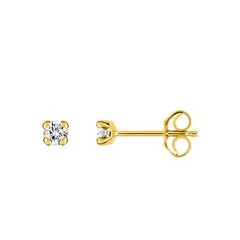 Boucles d'oreilles femme - Diamant - Or 18 Carats