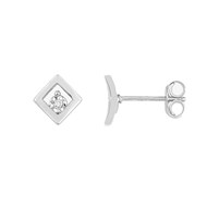 Boucles d'oreilles femme - Diamant - Or 18 Carats