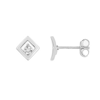 Boucles d'oreilles femme - Diamant - Or 18 Carats
