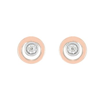 Boucles d'oreilles femme - Diamant - Or 18 Carats