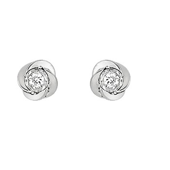 Boucles d'oreilles femme - Diamant - Or 18 Carats