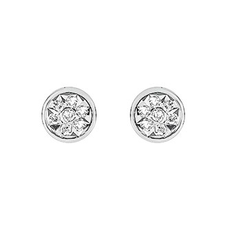 Boucles d'oreilles femme - Diamant - Or 18 Carats