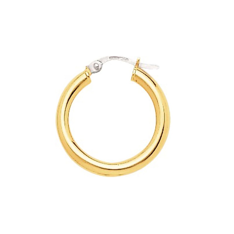 Créoles lisses Femme - Or 18 Carats - Diamètre 15mm