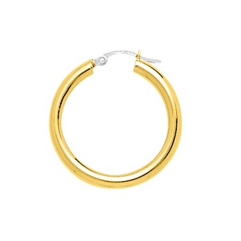 Créoles lisses Femme - Or 18 Carats - Diamètre 20mm