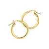 Créoles lisses Femme - Or 18 Carats - Diamètre 15mm - vue V2