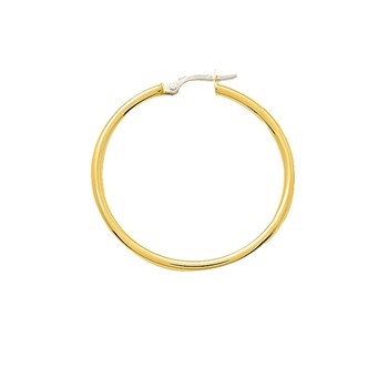 Créoles lisses Femme - Or 18 Carats - Diamètre 30mm