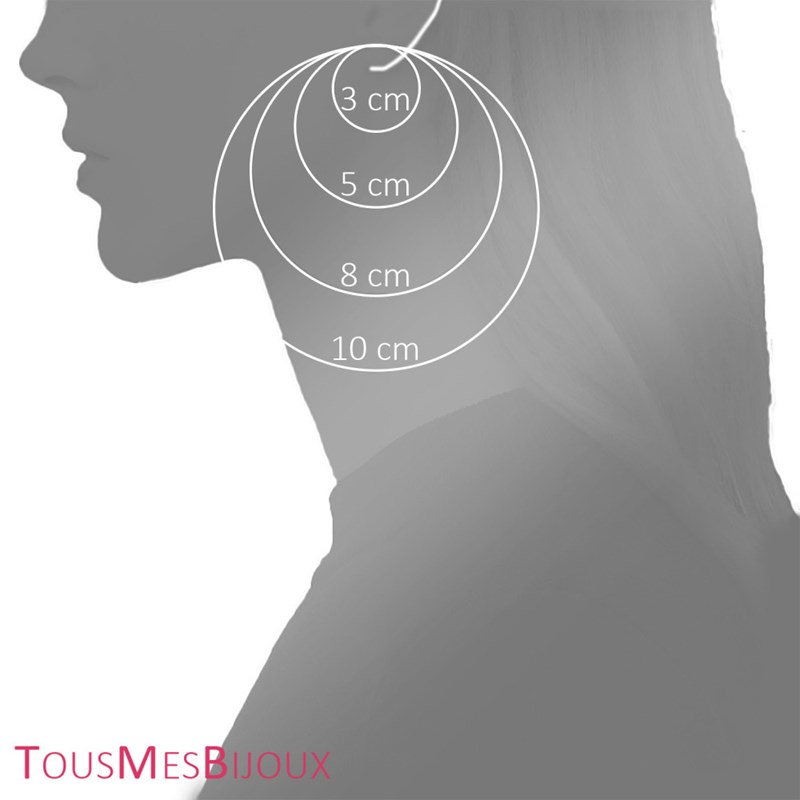 Créoles fantaisie  Femme - Or 18 Carats - Diamètre 10mm - vue 2