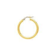 Créoles lisses Femme - Or 18 Carats - Diamètre 20mm