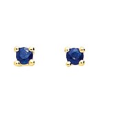 Boucles d'oreilles Femme - saphir - Or 18 Carats