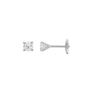 Boucles d'oreilles Femme - Or 18 Carats - Diamant 0,45 Carats
