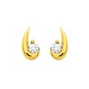 Boucles d'oreilles Femme - Oxyde de zirconium - Or 18 Carats - vue V1