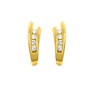 Boucles d'oreilles Femme - Oxyde de zirconium - Or 18 Carats