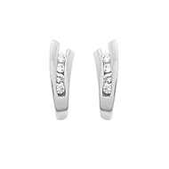 Boucles d'oreilles Femme - Oxyde de zirconium - Or 18 Carats