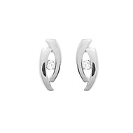 Boucles d'oreilles Femme - Oxyde de zirconium - Or 18 Carats