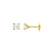 Boucles d'oreilles Femme - Or 18 Carats - Diamant 0,8 Carats