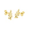 Boucles d'oreilles Femme - Oxyde de zirconium - Or 18 Carats - vue V2