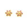 Boucles d'oreilles Enfant - Or 18 Carats - Fleur - vue V1