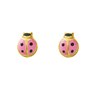 Boucles d'oreilles Enfant - Or 18 Carats - Coccinelle - vue V1