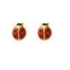 Boucles d'oreilles Enfant - Or 18 Carats - Coccinelle - vue V1