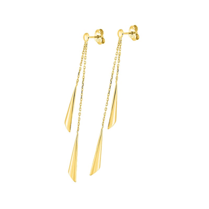 Boucles d'oreilles Femme pendantes - Or 18 Carats - vue 2