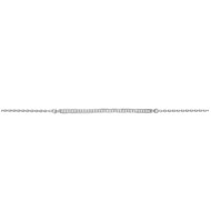 Bracelet Femme - Or 18 Carats - Diamant 0,1 Carats - Longueur : 18 cm