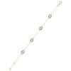Bracelet Femme - topaze - Or 18 Carats - Longueur : 18 cm - vue V2