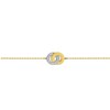 Bracelet Femme - Oxyde de zirconium - Or 18 Carats - Longueur : 18 cm - vue V1